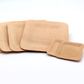 Good Quality Compostable Biodegradable Eco-friendly Bamboo Square Plate For Indoor Outdoor